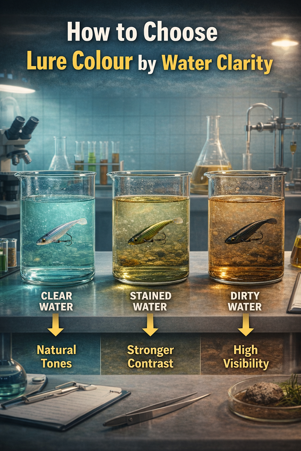 How to Choose Lure Colour by Water Clarity
