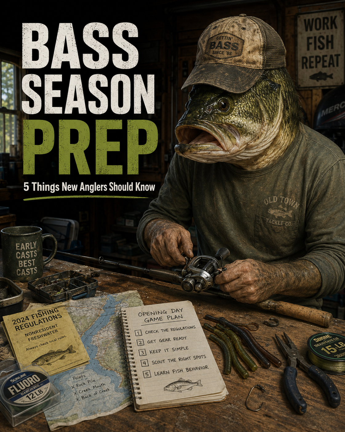 Bass Season Is Almost Here: 5 Things New Anglers Should Do Before the First Cast