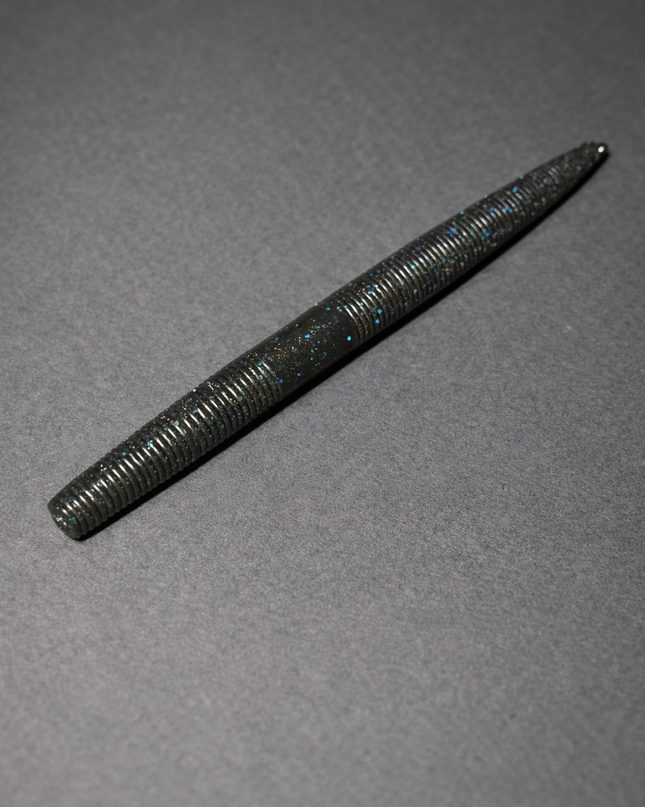 5" Stick Worm – Black Blue Flake 丨 LOWLIGHT
