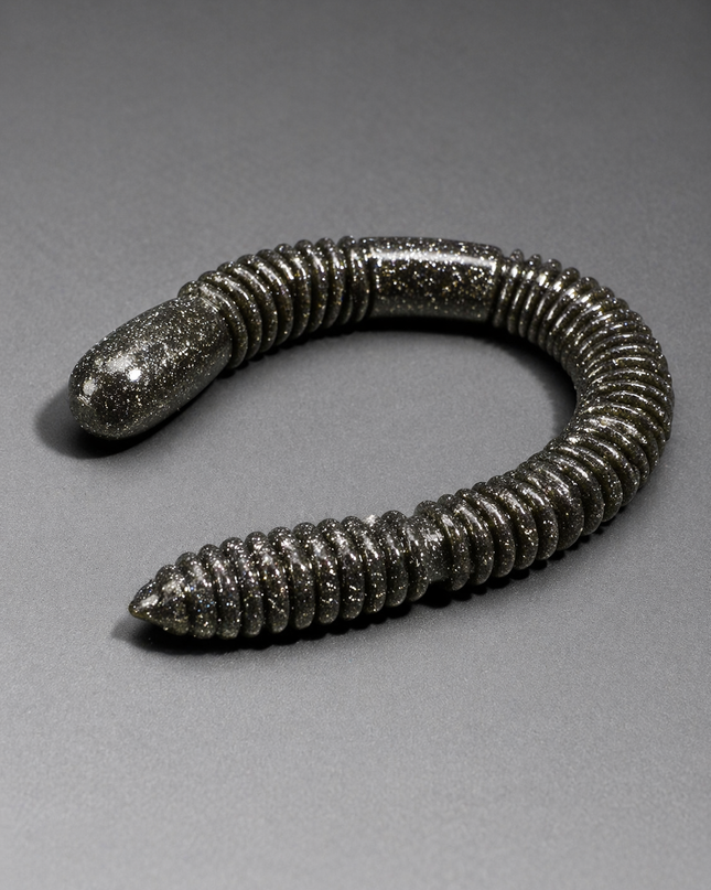 4" Float Ned Worm – Black 丨SILHOUETTE