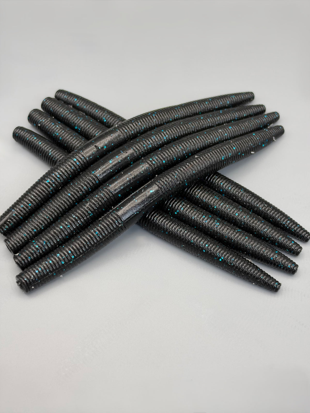 5" Stick Worm – Black Blue Flake 丨 LOWLIGHT
