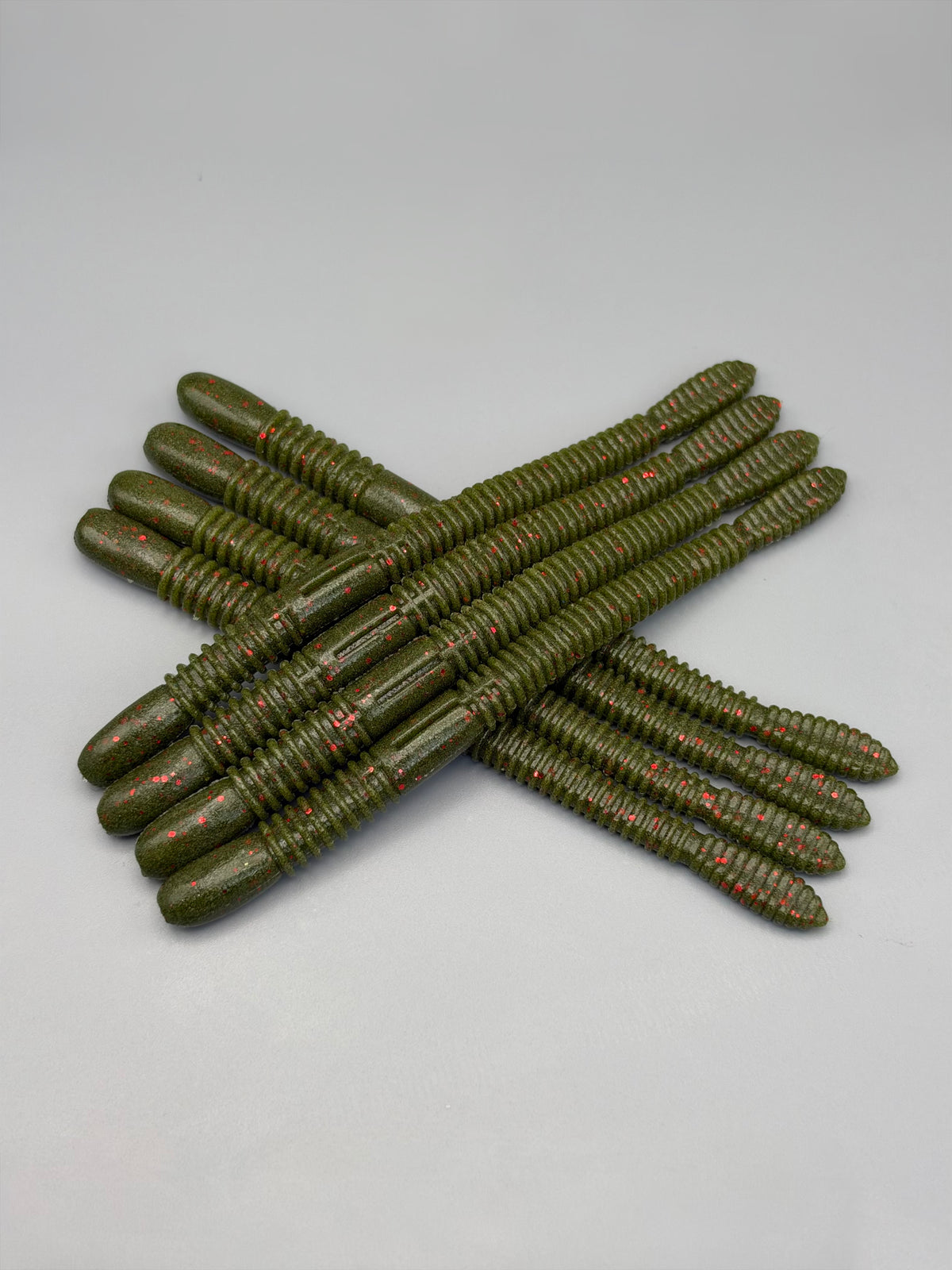 4" Float Ned Worm – Algae 丨HOVER